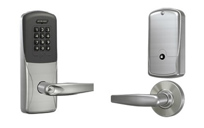 CO200CY50KPATH626 CO200 Cylindrical Office Function Keypad Athens Lever Schlage C123 Cylinder Keyed